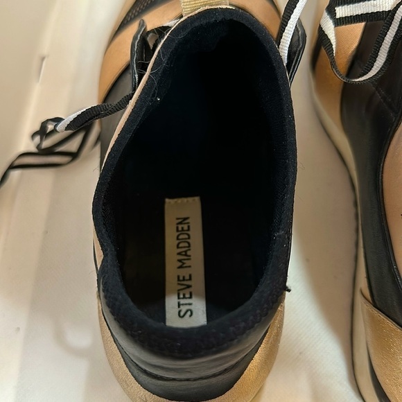 Steve Madden Kaiyo Rose Gold Metallic Sneaker Size 9M - GUC - Picture 11 of 13